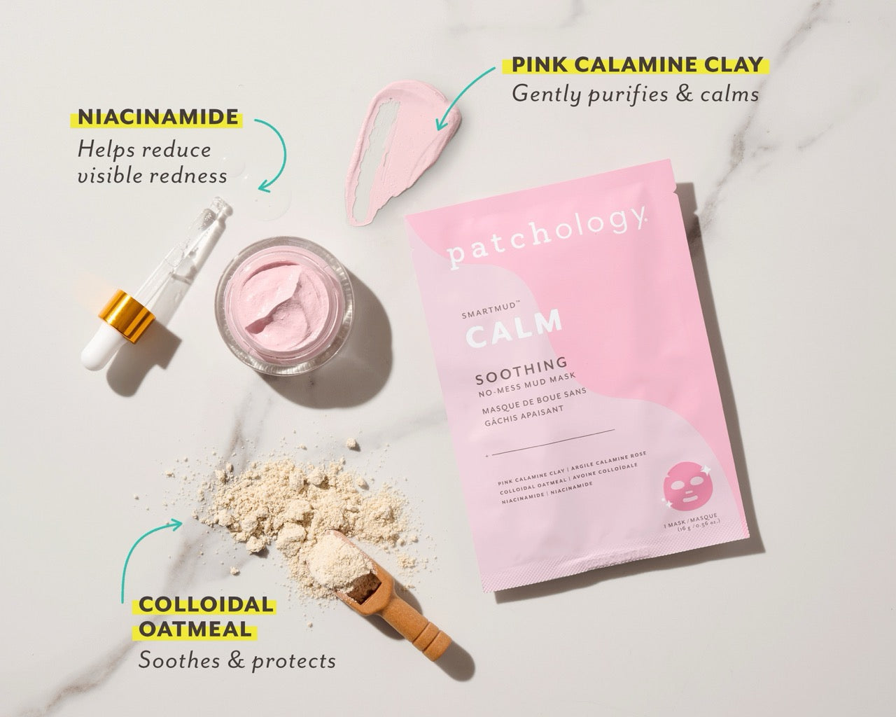 Duo de masques apaisants et lissants SmartMud