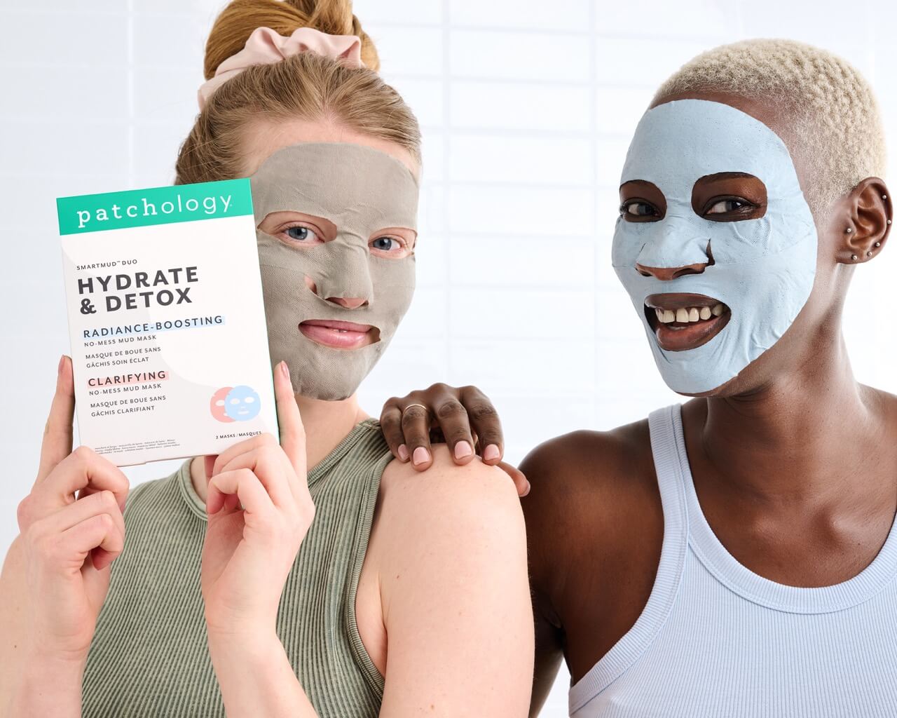 Duo masques détox et hydratants SmartMud