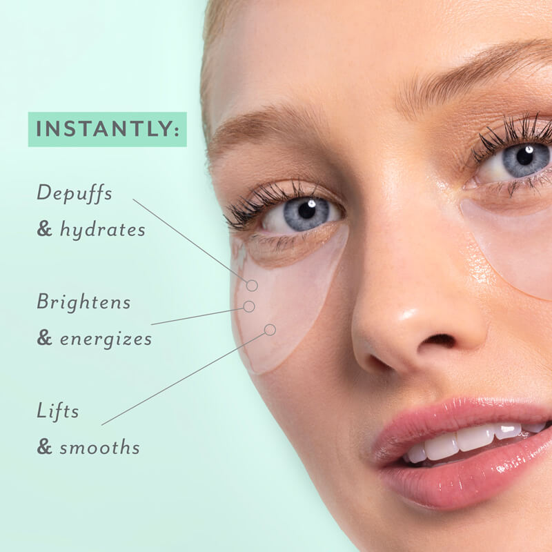 Patchs contour des yeux rajeunissants