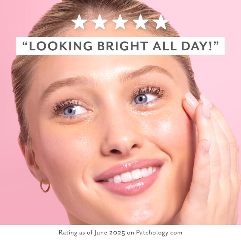 Patchs contour des yeux rosés