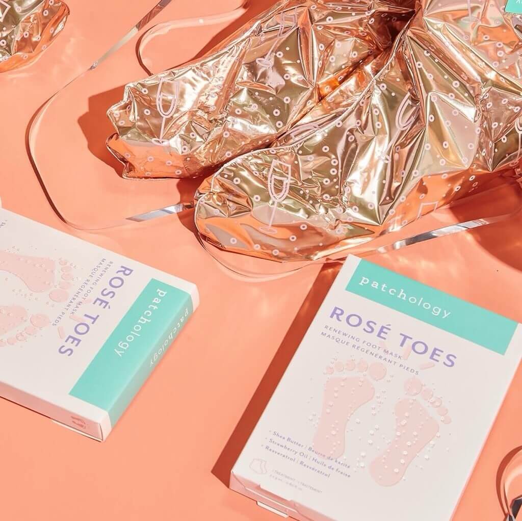 Masque Pieds Rosé Toes