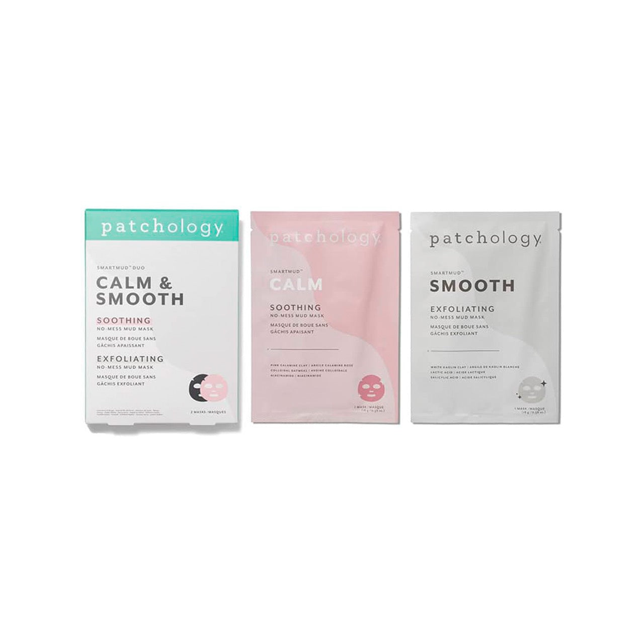 Duo de masques apaisants et lissants SmartMud