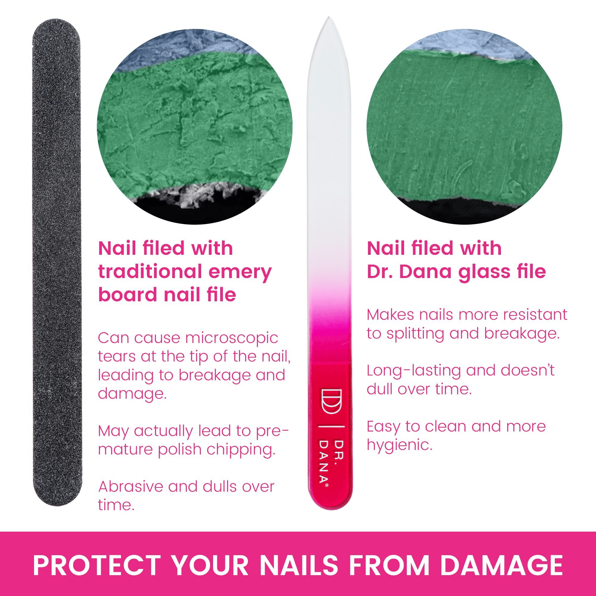Lime à ongles en verre de précision Dr Dana